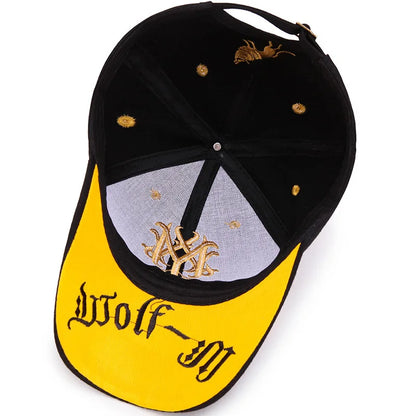 2026 New Totem Flame Baseball Cap Men's Women's European and American Net Red Cap Spring and Summer Sun Shading Embroidered Hat
