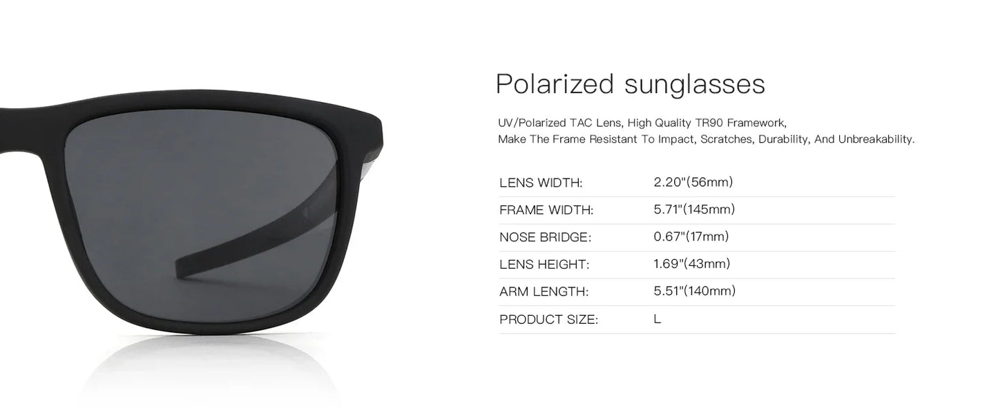 Fashion Square Prescription Sunglasses Polarized Myopia Sun Glasses Optical Shades for Men