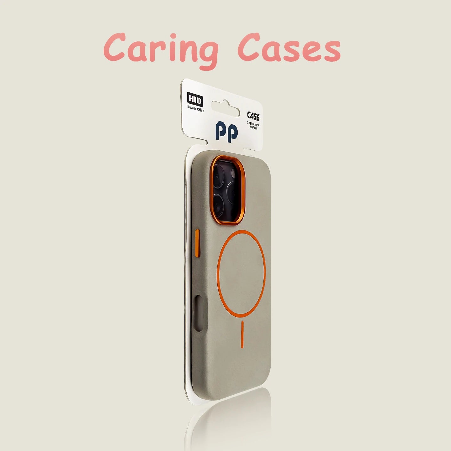 For iPhone 17 Pro Max Case Titan Gray Magnetic Card Slot Shockproof Compatible with iPhone 16 15 14 13