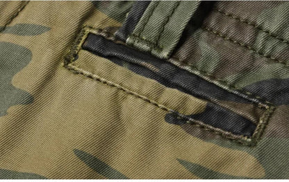Camouflage Shorts Male Military Clothing Style Army High Quality Mens Cargo Shorts Cotton Multi Pockets Breeches Bermuda Cargo