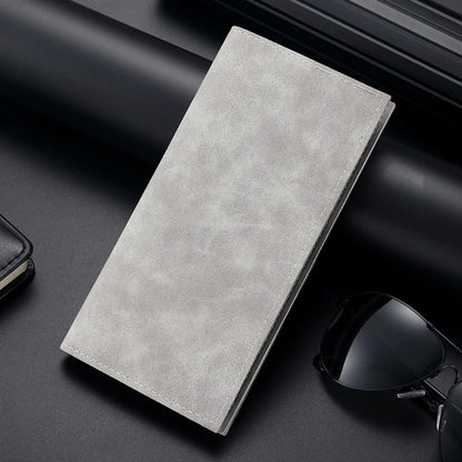 Vintage Long Section Soft PU Wallet For Men Bags Slim Purse Male Simple Purses Casual Business Money Coin Credit Cards Holders