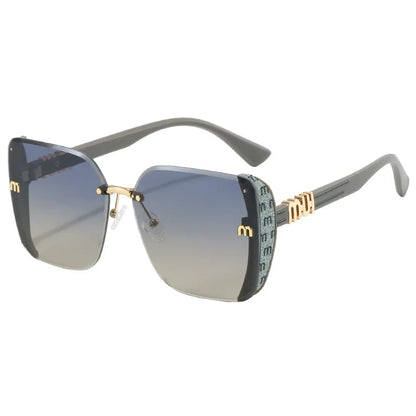 New Fashion Square Sunglasses Women Luxury Brand Anti Strong Light Vintage Large Frame Cool Sun Glasses Gafas De Sol Mujer
