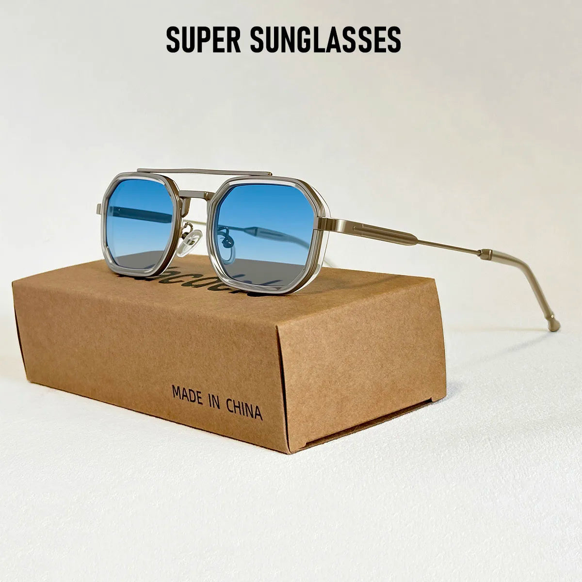UV400 Protection Square Sunglass Men Vintage Steampunk Sunglasses Women Woman Luxury Fashion Glasses Gafas De Sol Hombre Okulary