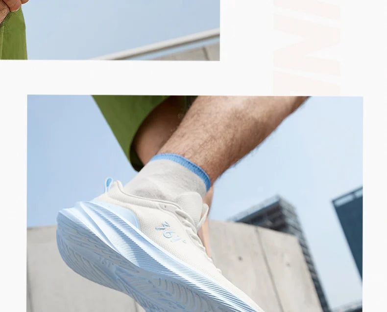 5.0 Men's Daily Running Shoes Durable Stable Lightweight Elastic Rebound Breathable Male Sneakers 672542210F