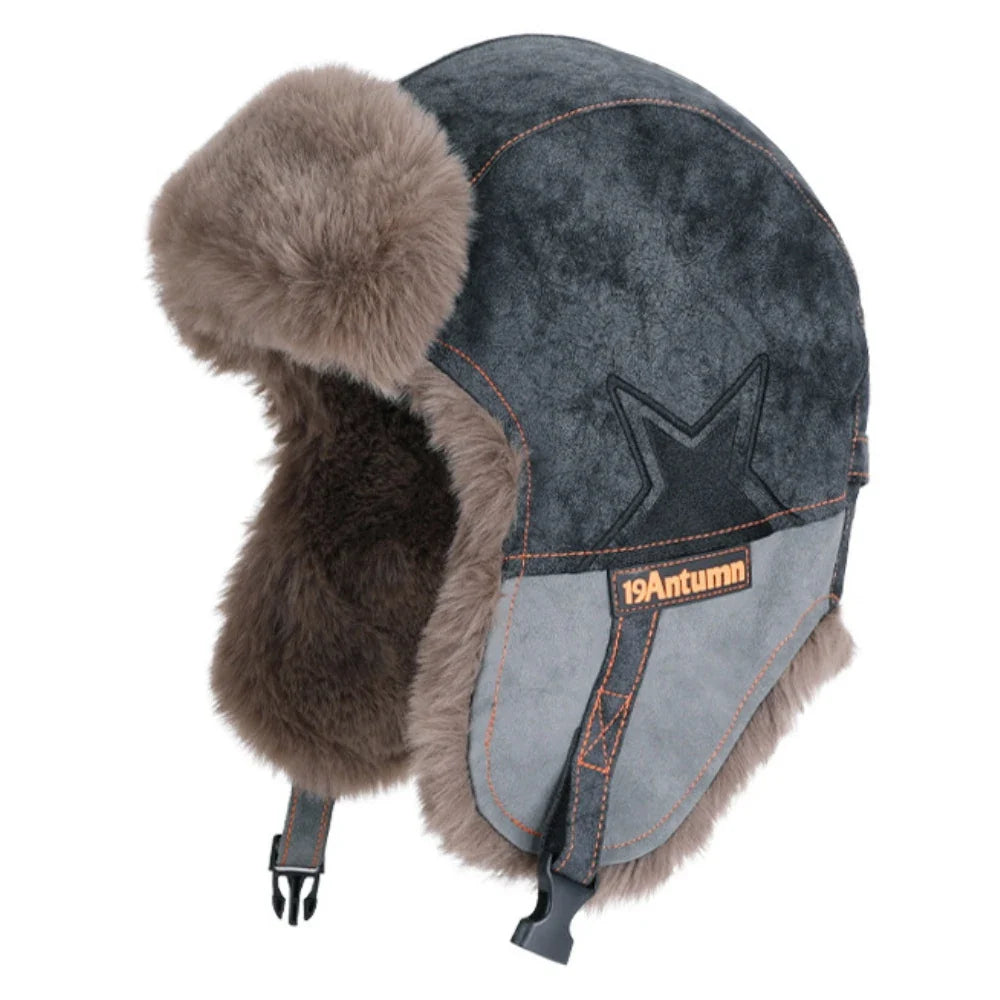 Russian Hat Men Women New Thick Warm Autumn Winter Fur Hat Male Female Windproof Snow Ski Trapper Earflap Cap Bomber Hat