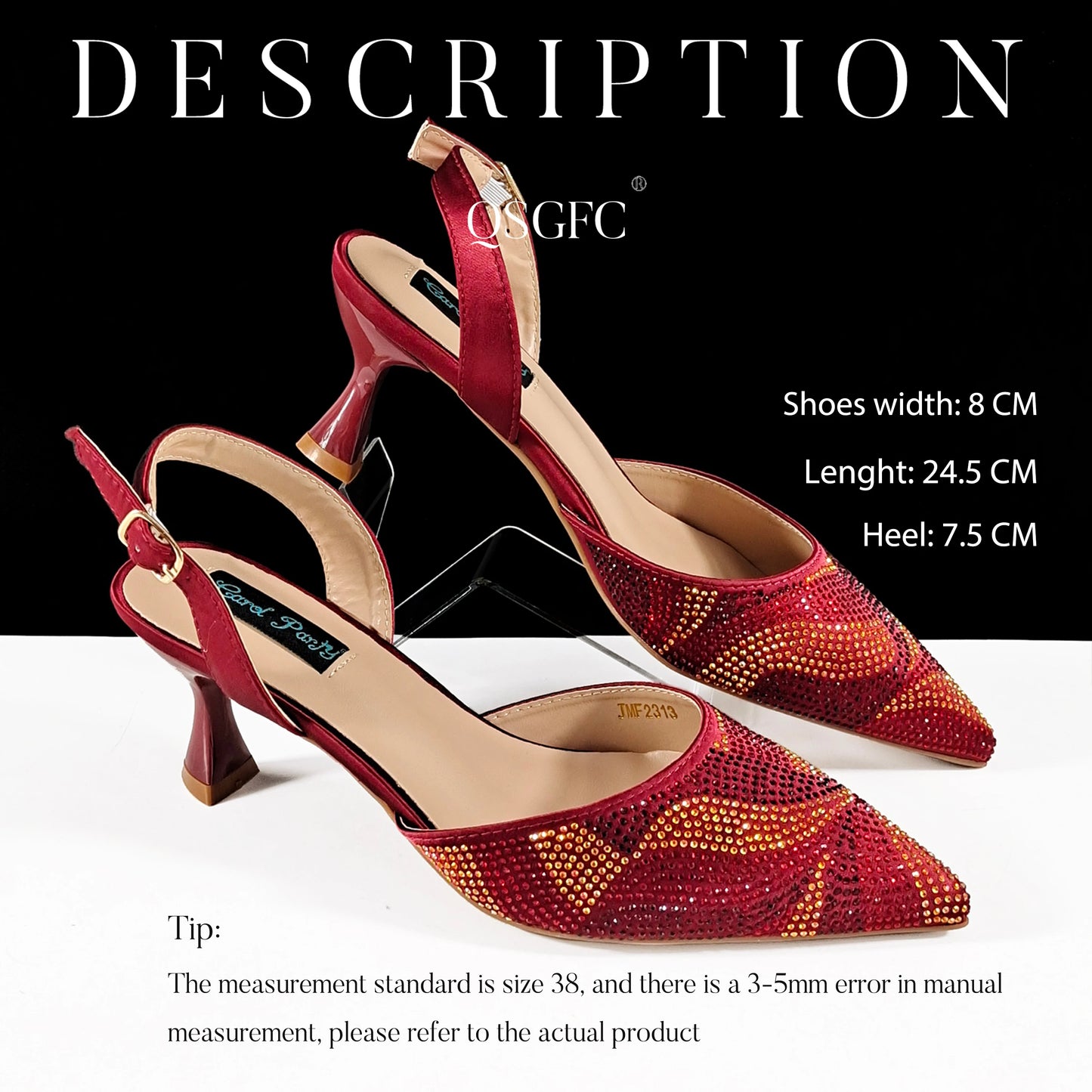 Glamorous Party Shoes & Bag Set: In Stock Elegant Heels with Matching Purse for Party Occasions