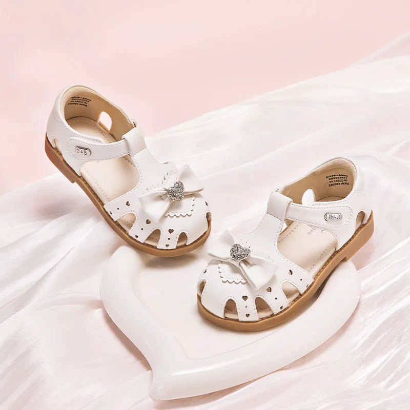 Baby Girls Diamond Sandals Summer Cute Soft Sole Flat Breathable Shoes Princess Crystal Shoes Party Outdoor DB2252107