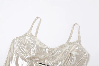 Summer New Fashion Solid Color Lingerie Sexy One-Piece Lace-Up Sleeveless Slim Fit Bodysuit Casual Streetwear Festival Outfit