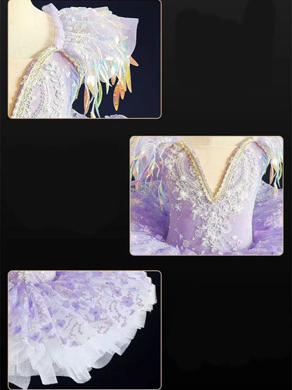 Summer Girl Dress Tutu Stage Ballet Leotards Party Girls Dresses Ballerine Dance Costumes Kids Clothes Princess Outfit Vestidos