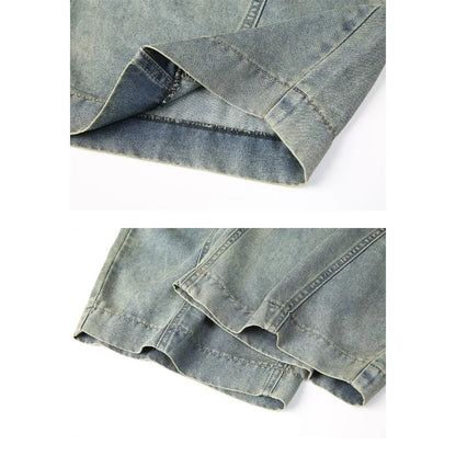 Man Pants Mens Jeans Summer New High Street Fashion Casual Thin Ice Silk Curved Blade Trousers For Men