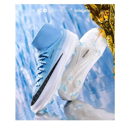 New Men Football Boots Women Professional Soccer Shoes Hot Sale TF/FG Sneakers Unisex High-quality Futsal Cleats Ultralight