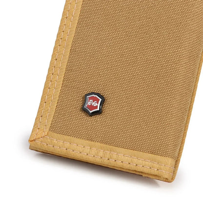 Men'S 5 Colors Korean Tri-Fold Coin Purse Canvas Wallet Solid Color Fashion Slim Multifunctional Classic Portable Card Holder