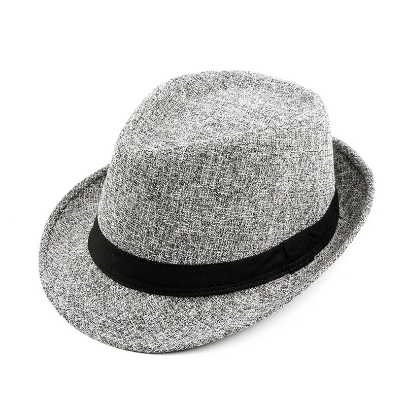 Spring Summer Wool Wedding Hat for Mid-Aged Men Couple Fashion Autumn Winter Party Plaid Luxury Design Jazz Hat Fedora Hat Women