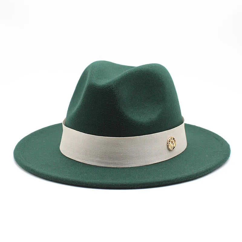 New Fedora Hat for Women Winter Elegant Fashion Formal Wedding Decorate Church Cap Panama Party Jazz Hat Chapeau Femme