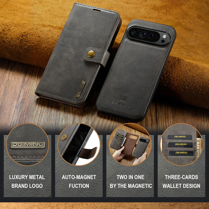 For Google Pixel 6 7 8 9 10 Pro XL/Pixel 5A 6A 7A 8A 9A Magnetic Detachable Cover 2in1 Flip Leather Wallet Phone Case