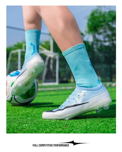 New Men Soccer Shoes Hot Sale Women Professional Football Boots Futsal Cleats Ultralight Unisex High-quality TF/FG Sneakers