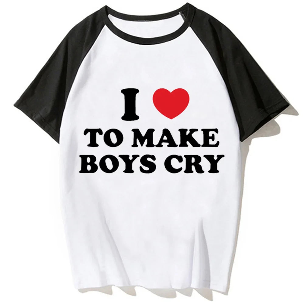 Y2k Tee women anime funny harajuku tshirt girl Japanese clothes