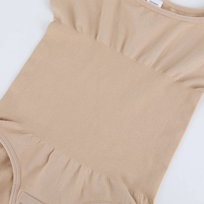 Women's Wide Strap Tummy Control Shapewear Bodysuit Comfortable Non-Slip Fitness Wear for Abdomen Toning Stylish Daily Wear Outf