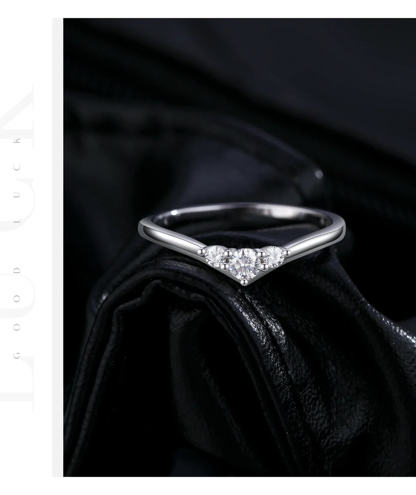 Simple Eternity Moissanite Ring 925 Sterling Silver Sparkling Simple Thin Wedding Band Rings For Women Fine Jewelry Gift