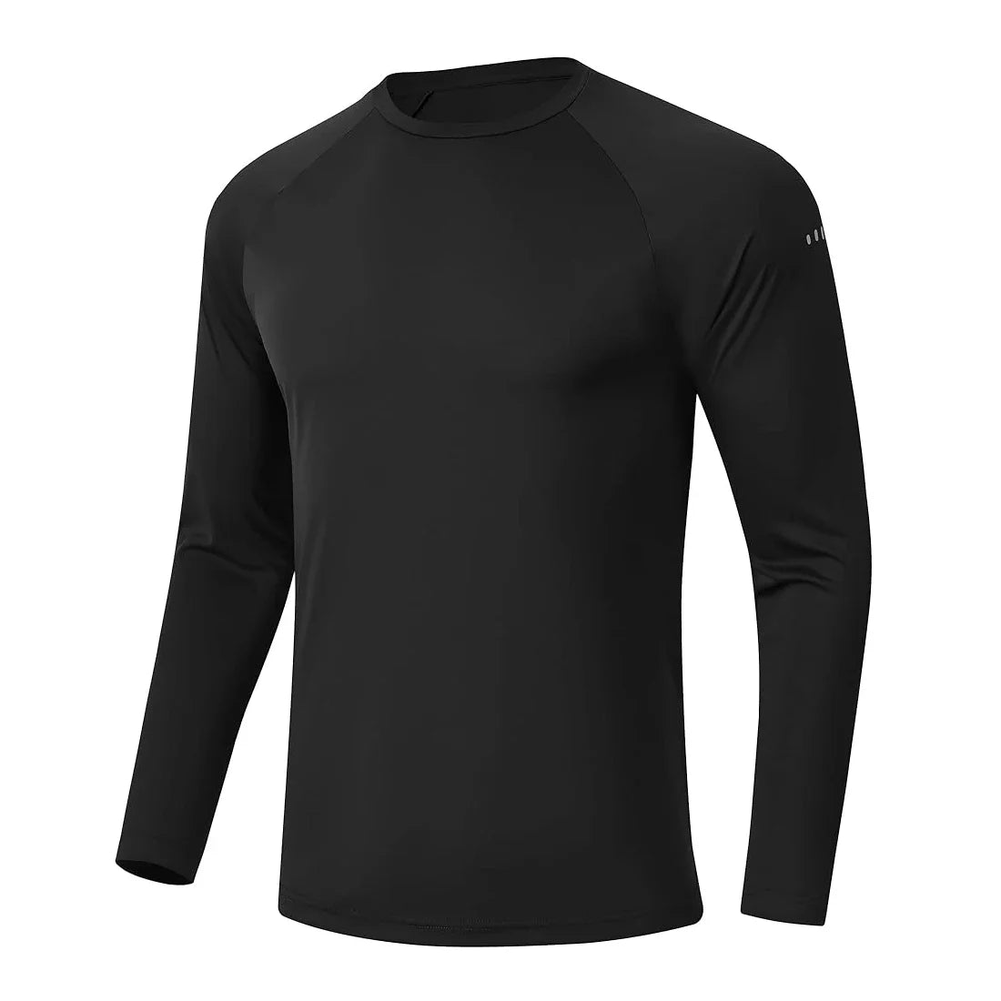 Men UPF 50+ Long Sleeve T-Shirt, Rash Guard Breathable Tops, Pullover Shirt for Sport Fishing Hiking Running Beach Surfing