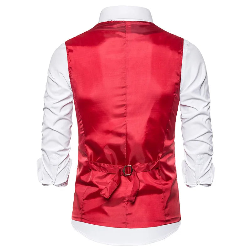 2026 Men's Shiny Gold Sequin Glitter Embellished Blazer Waistcoat Night Club Blazer Wedding Party Waistcoat Stage Singers Vest