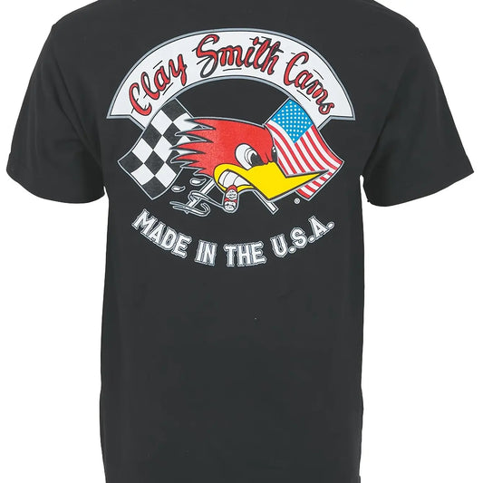 Clay Smith Cams Mr. Horsepower T-Shirt 220G Summer New Men's and Women's Retro Fashion Streetwear