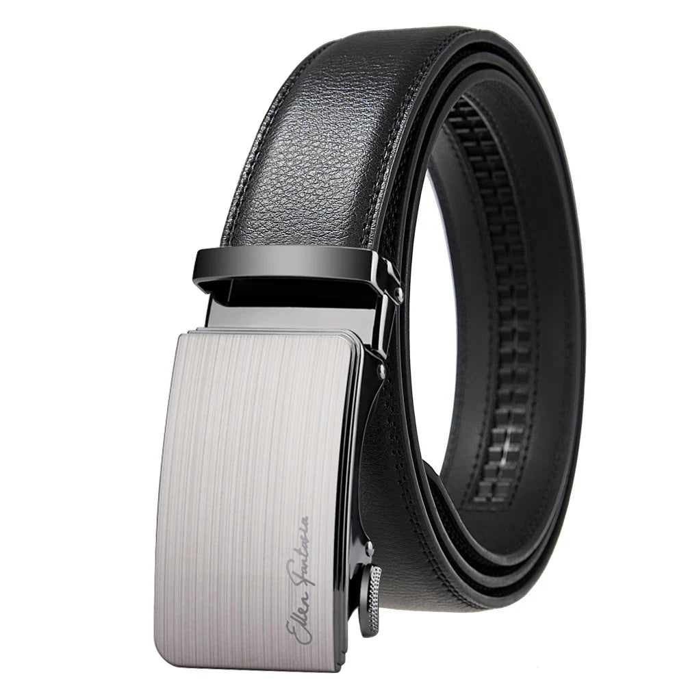Men's Belt Genuine leather belt Man's high quality luxury business automatic belt Adjustable designer belt for men