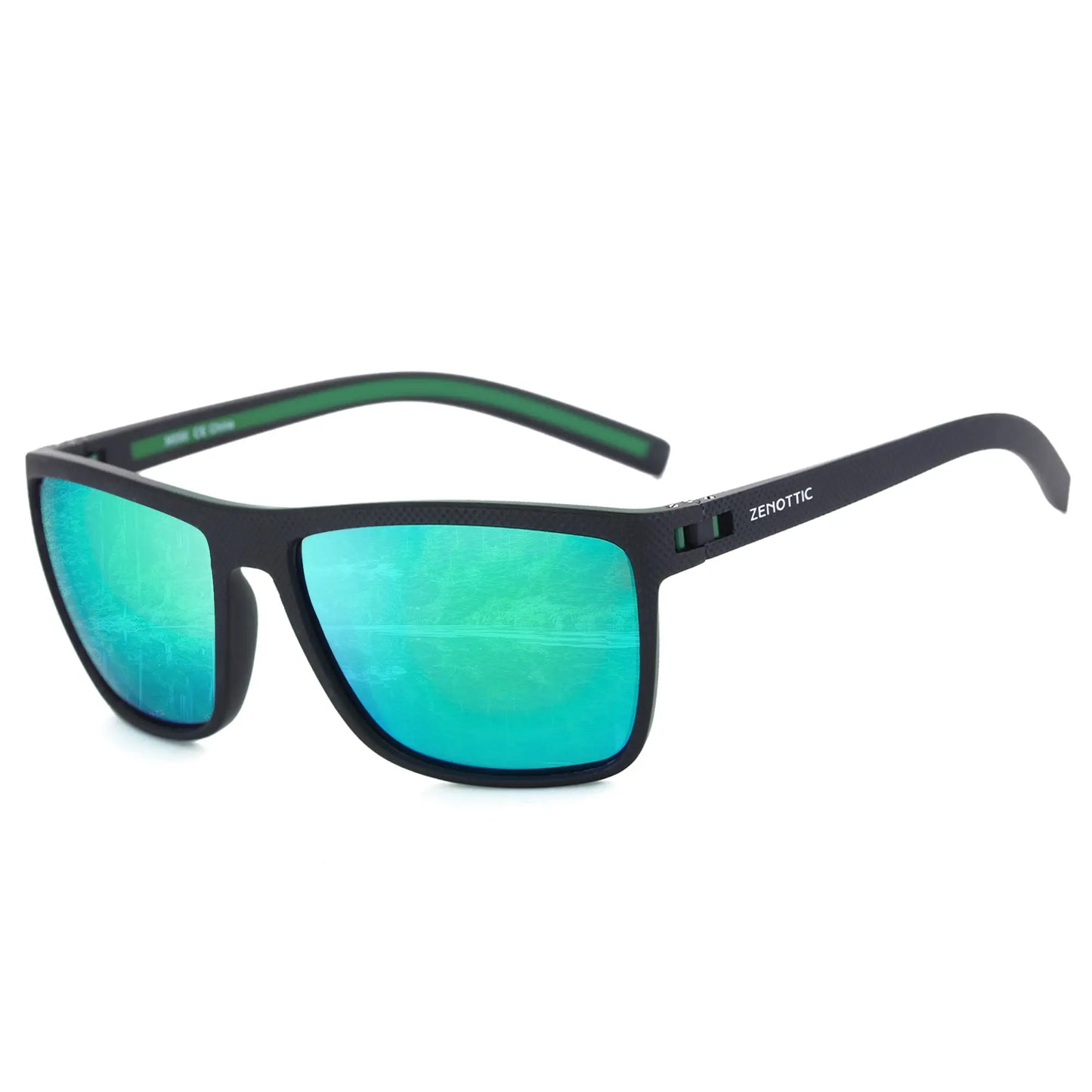 Polarized Sunglasses for Men Shades Lightweight TR90 Frame UV400 Protection Square Outdoor Trave Driving Sun Glasses
