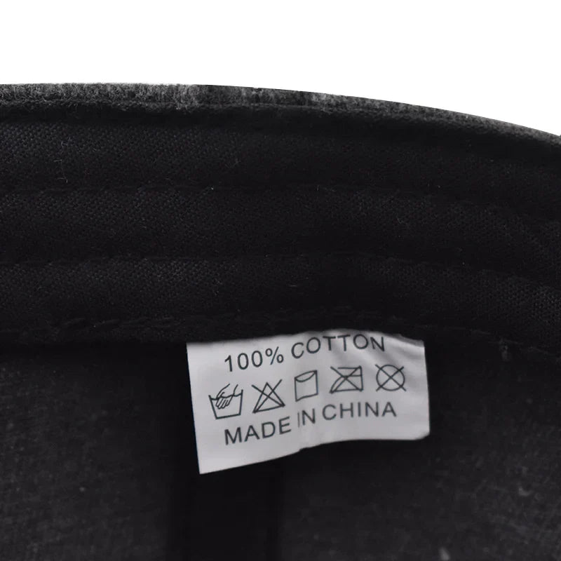 Washed Cotton Wave Embroidered Baseball Cap Unisex Adjustable Dad Hat Casual Retro Style Cap for Men Women Daily Street Wear