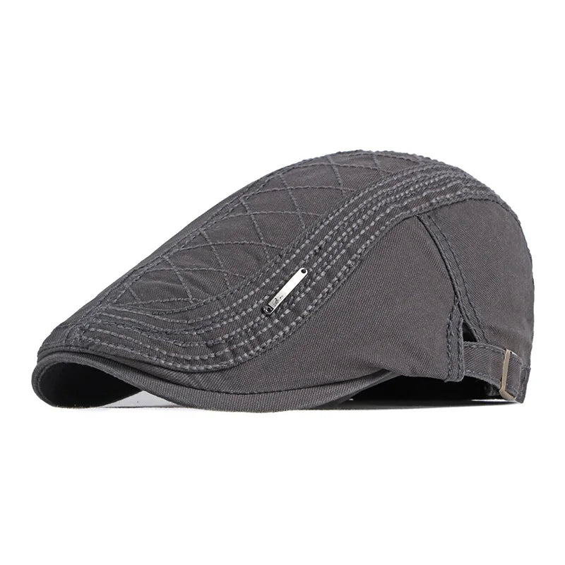 Men Women Beret Spring Autumn Cotton Flat Cap Ivy Gatsby Newsboy Hat Fashion Adjustable Vintage Cabbie Hats