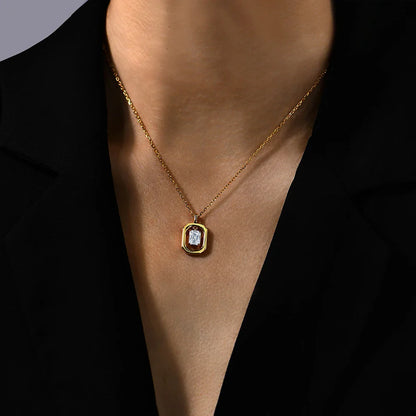 Top Quality Moissanite Diamond Necklace for Women Solid 10k 14k 18k Yellow Gold Penant Fine Jewelry Gifts Wholesale New