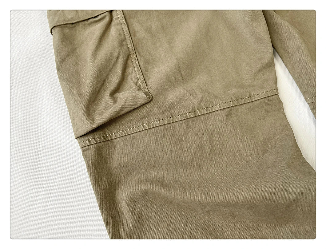 American Vintage Functional Cargo Pants Men Clothing High Quality Khaki Casual Jogging Pants Harajuku Tactical Joggers Trousers