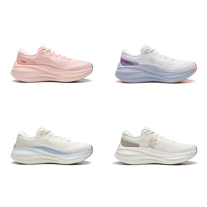 Women's YUEYING 6 PRO Optimized Cushion Running Shoes with Wide Toe Box SUPER BOOM Reflective LiNing Sneaker ARHW016