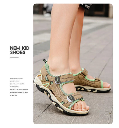 Children Sandals 2026 Summer Children's Sandals Boys Primary School Students Comfortable Soft Bottom Kids Sandals Comfortable