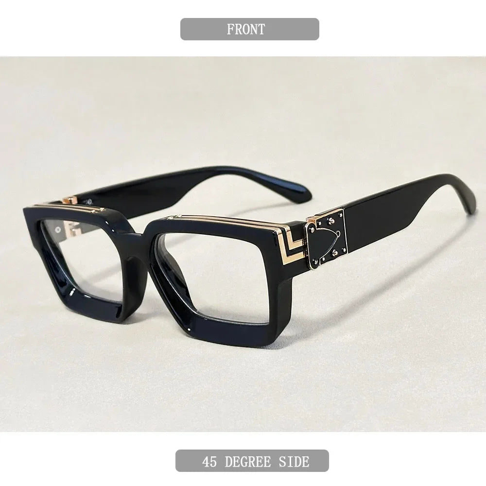 Senior Square Sunglass Men Vintage Millionaire Sunglasses Women Silver Retro Fashion Glasses Dropshipping Gafas De Sol Hombre