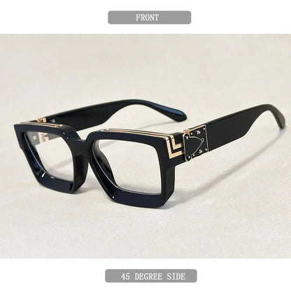 Senior Square Sunglass Men Vintage Millionaire Sunglasses Women Silver Retro Fashion Glasses Dropshipping Gafas De Sol Hombre