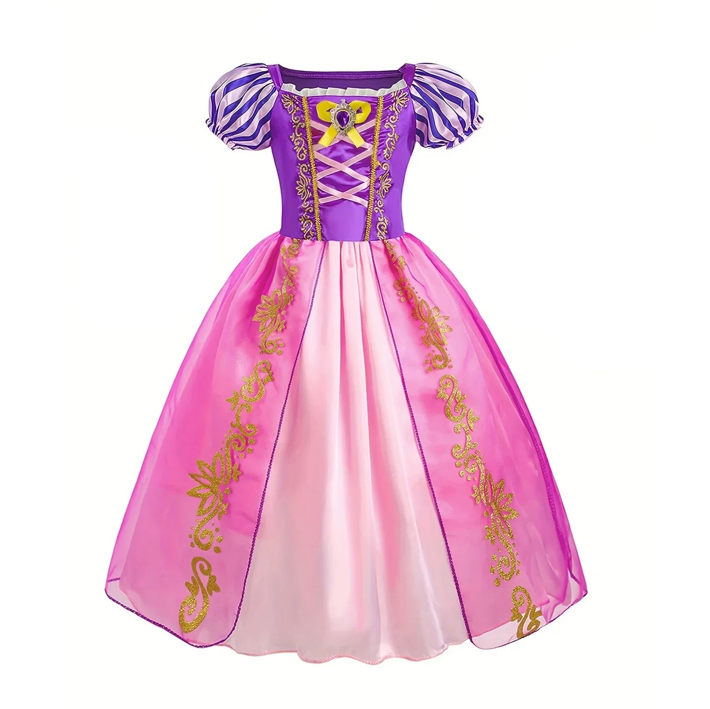 Girls Costume Children Cosplay Princess Dress Kids Halloween Birthday Pageant Party Rapunzel Dress Girl Carnival Tangled Clothes