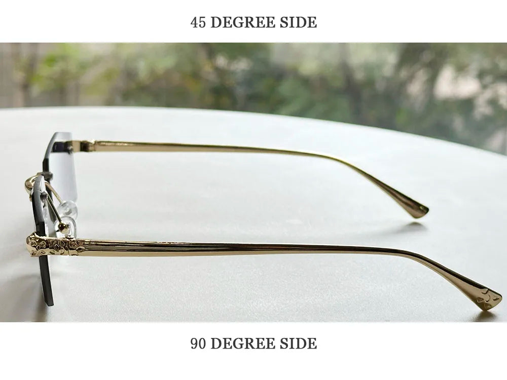 2026 Rimless Sunglasses Women Vintage Luxury Fashion Glasses Shades Dropshipping Luxe Lentes De Sol Mujer Lunette Soleil Femme