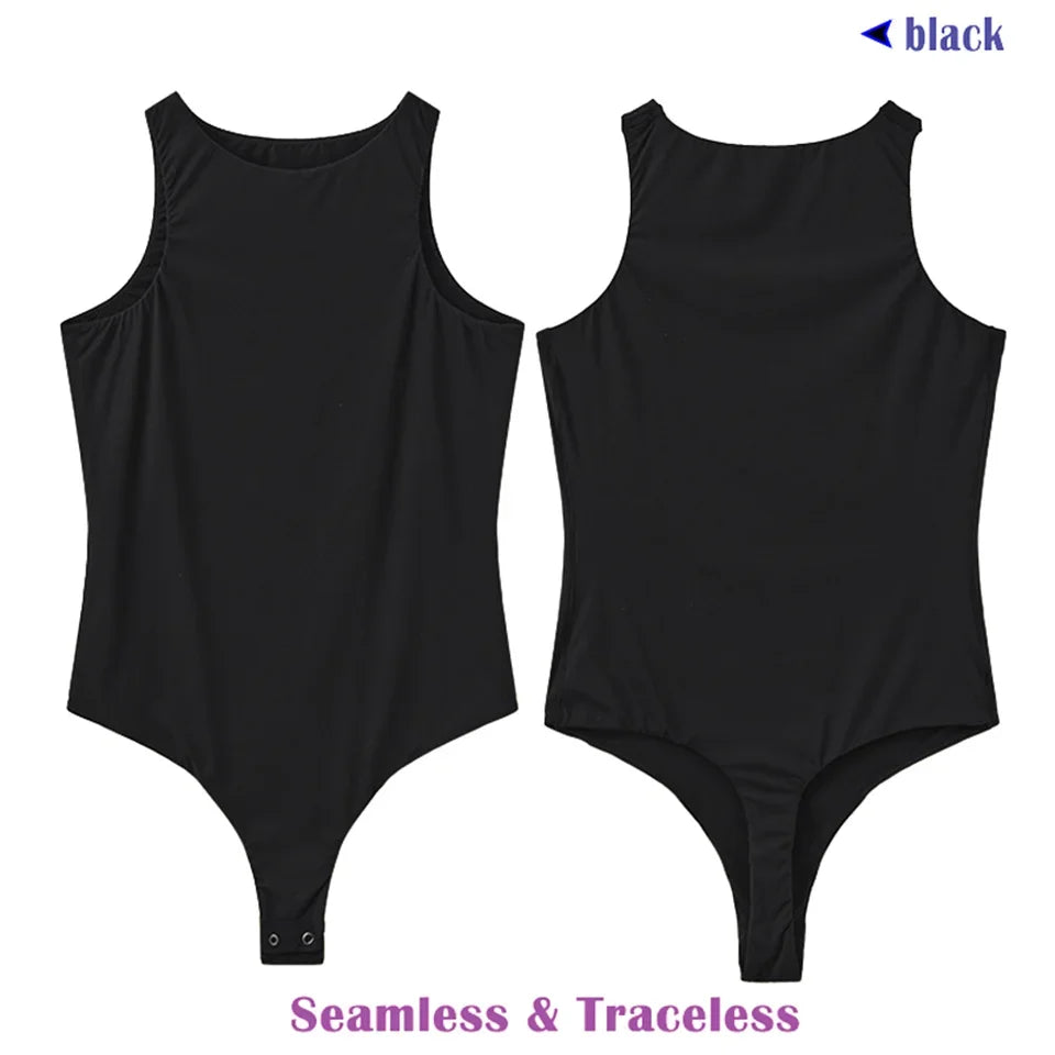 Female Underwear Belly Reducing Shapewear Tank Top Open The Crotch Lift The Buttocks Seamless Bodysuit Women
