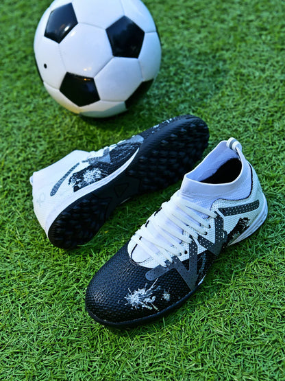 Kid Friendly TF Turf Soccer Boots Soft PU Fabric Rubber Non-slip Sole Abrasion Resistant For Campus Sports Activities