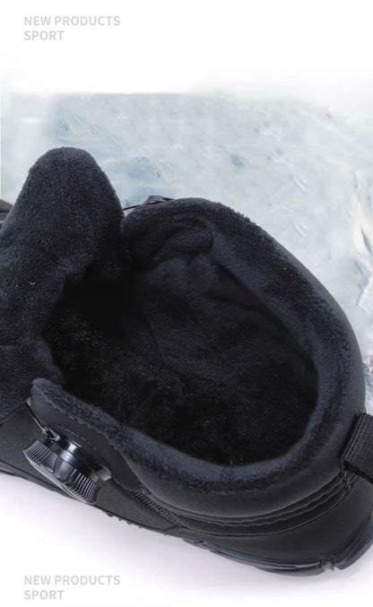New Winter Booties Men Snow BareFoot Casual Shoes Outdoor Waterproof Work Shoes Warm Fur Men Ankle Shoes Snow Boots Plus Size 49