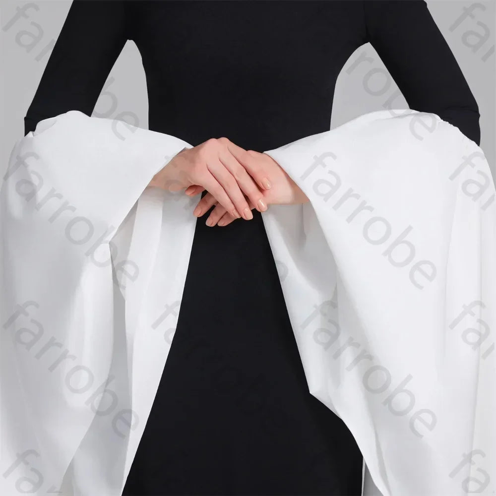 Customized Fitted Gown with Extra Long Sleeves A-Line Evening Dresses Formal Exquisite High Quality Prom Party Gowns for Women