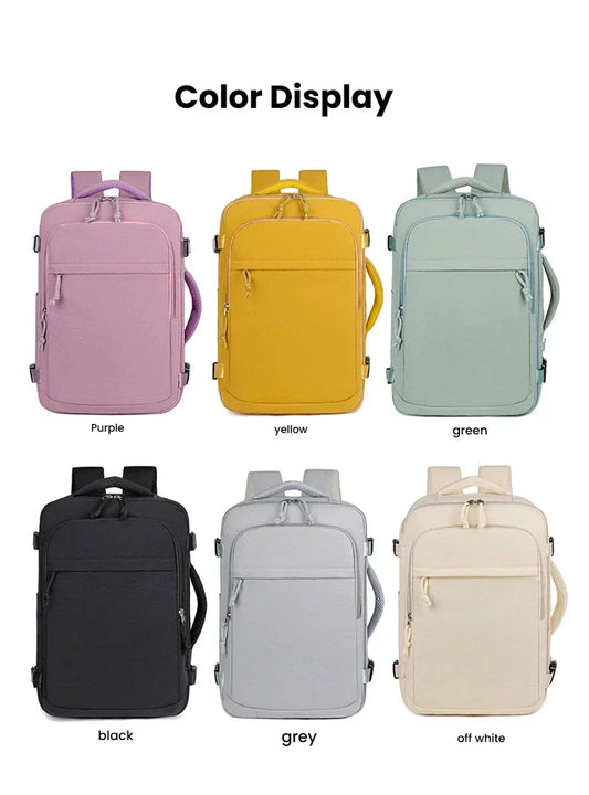 Women Men Hand Luggage Backpack Business College Laptop Travel Backpack Waterproof Carry on mochila viaje cabina avion 40x20x26