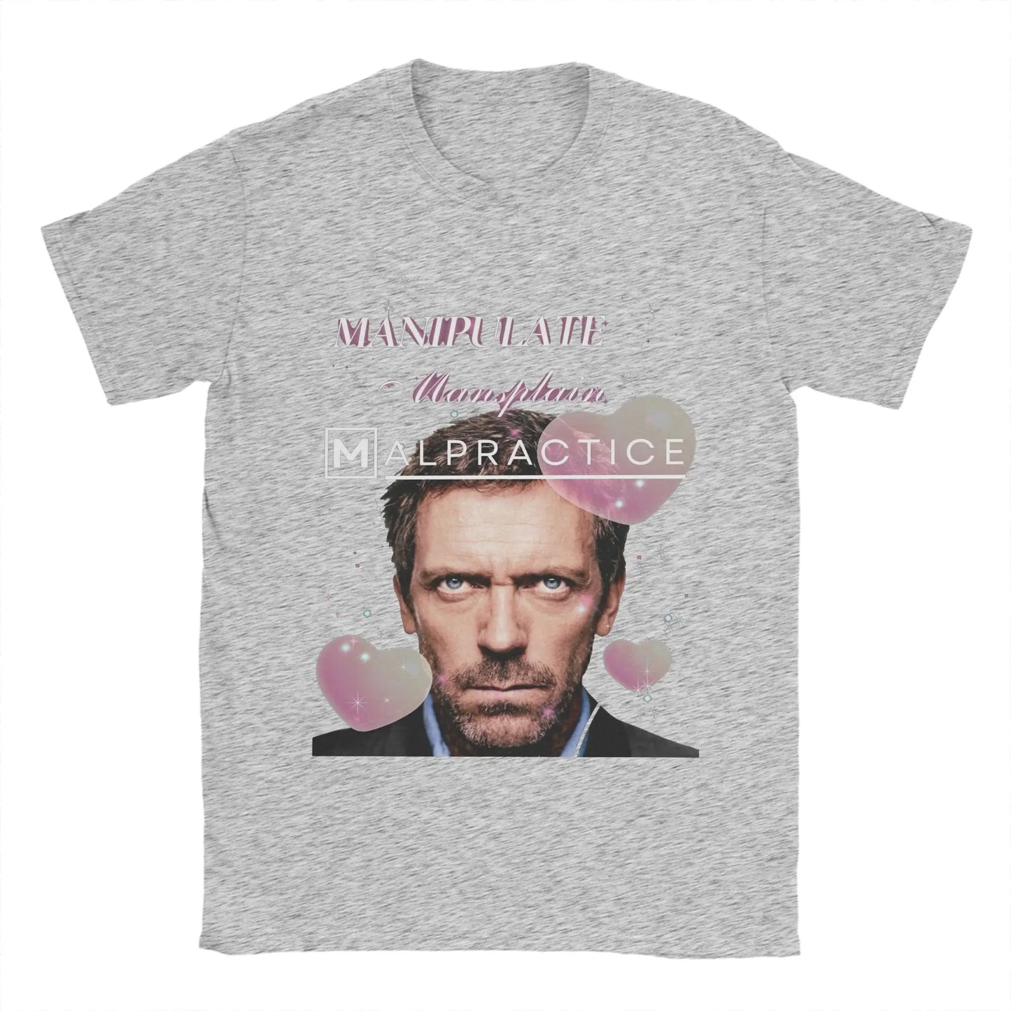 Manipulate Mansplain Malpractice House MD Dr Gregory House T-Shirt Summer  Fashion T Shirts Men's Clothing Short Sleeves Tops