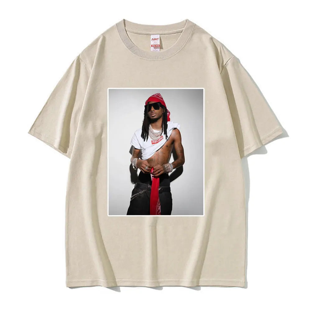 Playboi Carti Inspired Streetwear Tee Shirt Vintage Style Rap Aesthetic T-Shirt Men Women Harajuku Hip Hop High Quality T Shirts
