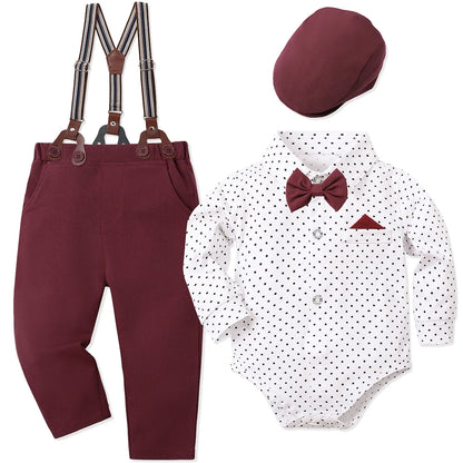 Baby Boy Clothes Christening Outfit Infant Baptism Easter Dedication White Suits Toddler Wedding Birthday Party Gift Set