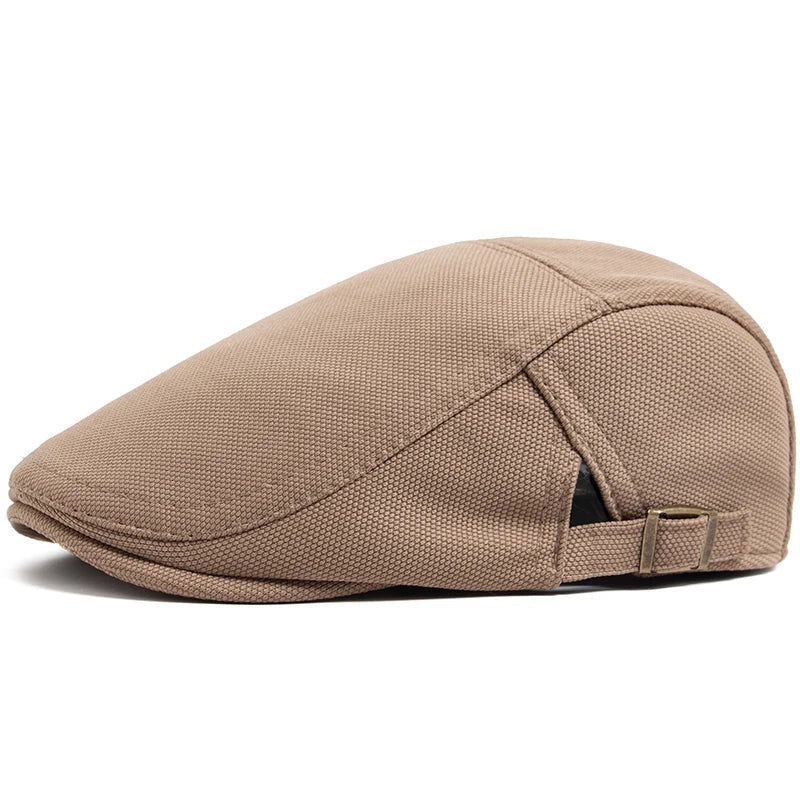 New Spring Autumn Beret Men Pineapple Pattern Fabric Casual Vintage Newsboy Hat Women Visor Fashion Retro Flat Cap Adjustable