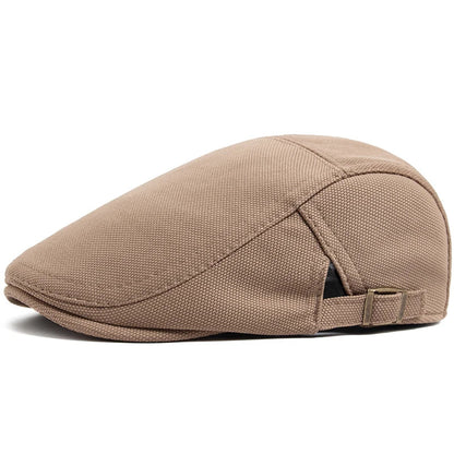 New Spring Autumn Beret Men Pineapple Pattern Fabric Casual Vintage Newsboy Hat Women Visor Fashion Retro Flat Cap Adjustable