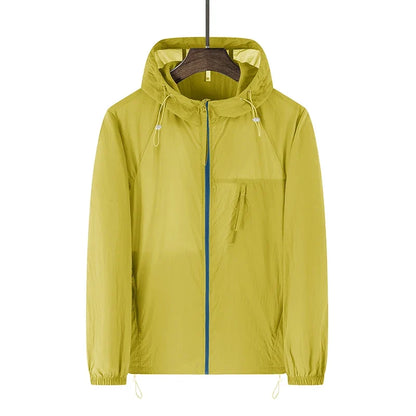 Summer Windbreaker Men Women Lightweight Sun Protection Jacket Unisex Camping Climbing Hiking Outdoor Waterproof Coat
