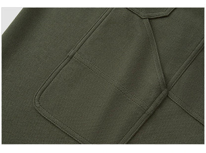 Men Pants Pineapple Texture Lumber Workwear Loose Straight Knit 2026 Summer Casual Style Soft Comfy Daily Top